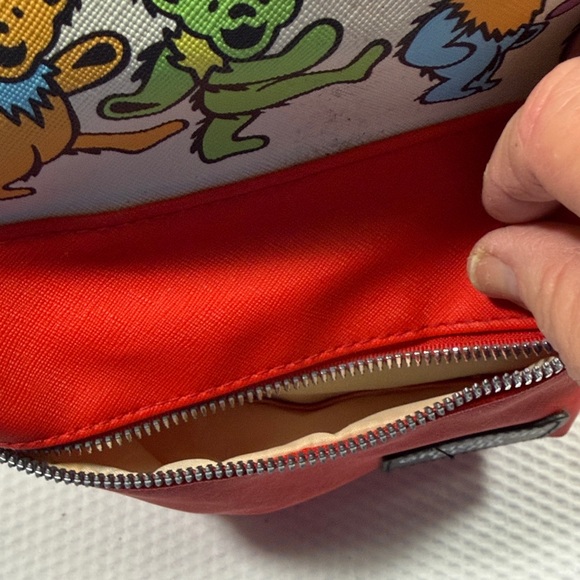 Grateful Dead Dancing Bears Red Backpack - Picture 8 of 10